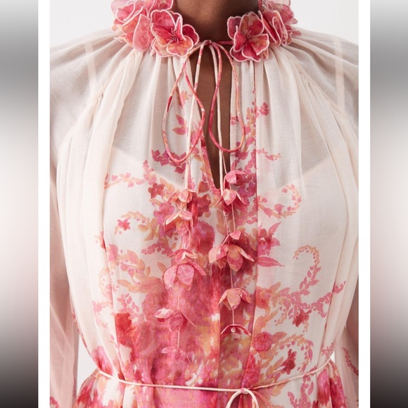 ❌❌ ZIMMERMANN HIGH TIDE LANTERN MINI DRESS - Picture 3 of 11